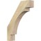 Ekena Millwork 4"W x 18"D x 24"H Merced Rough Sawn Knee Brace, Douglas Fir BRC04X18X24MRC00RDF - alternate 1